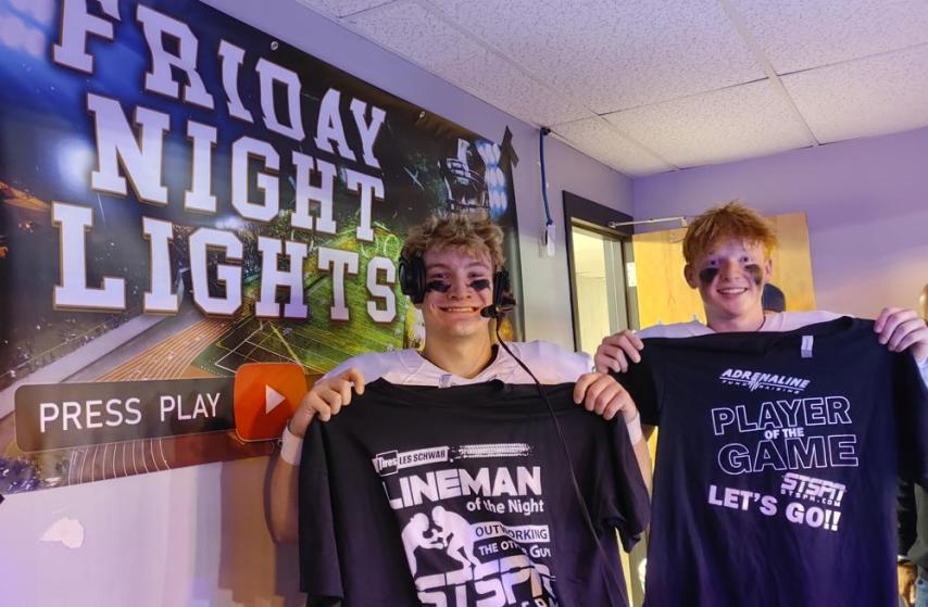 Caleb Gross and Casey Larson