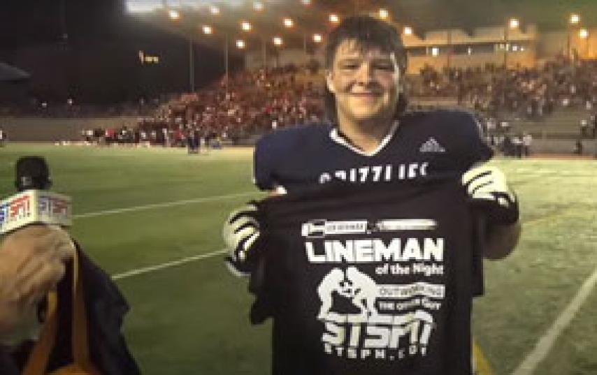 Les Schwab 'Lineman of the Night'